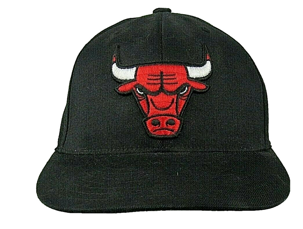 Chicago Bulls Hat Adidas Flex Fitted Size 7 1/4 to 7 5/8 NBA Basketball